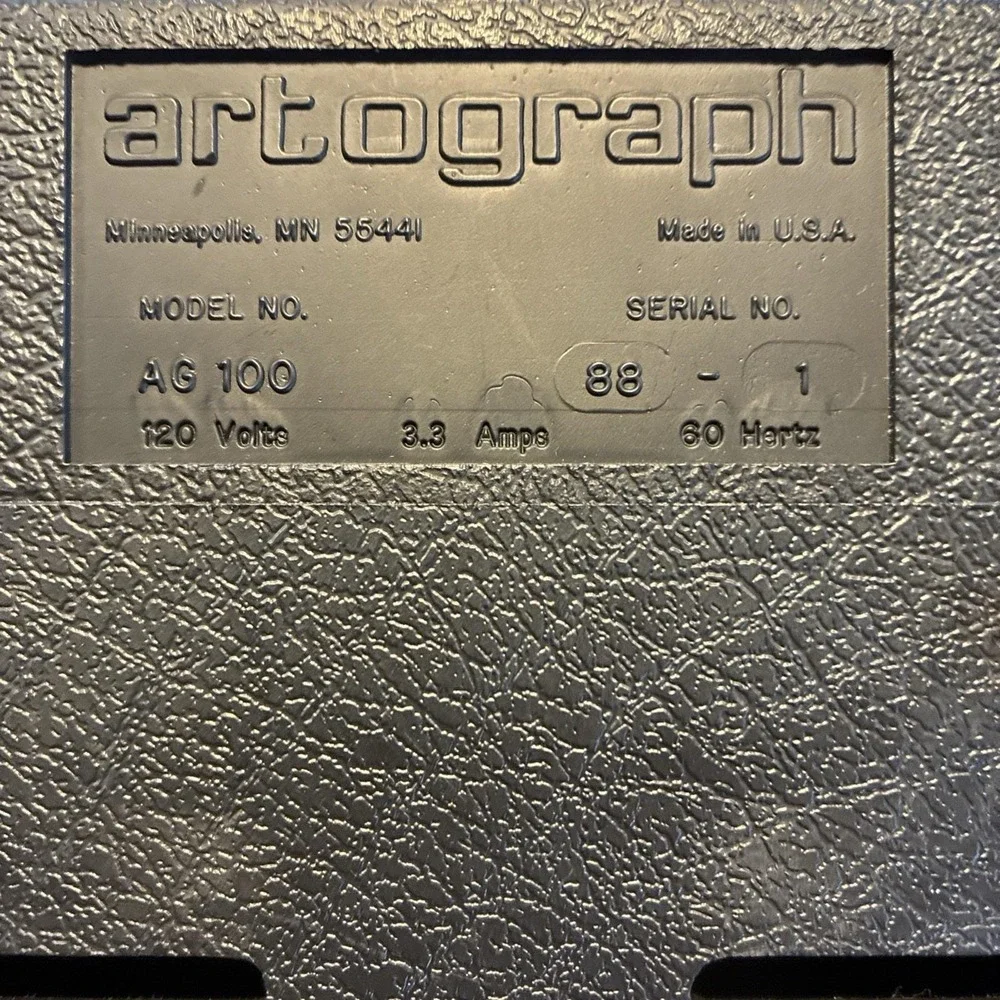 Vintage Artograph Super AG100 Art Copying Projector‎ & AGL Accessory Lens